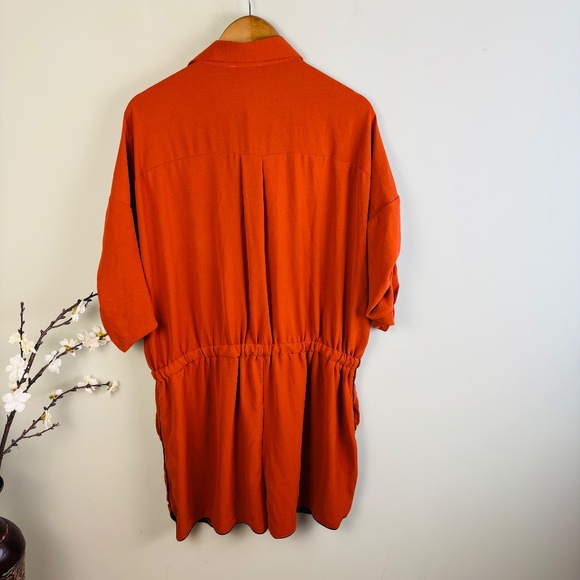 Fashion Nova Rust Orange Romper - Picture 6 of 6